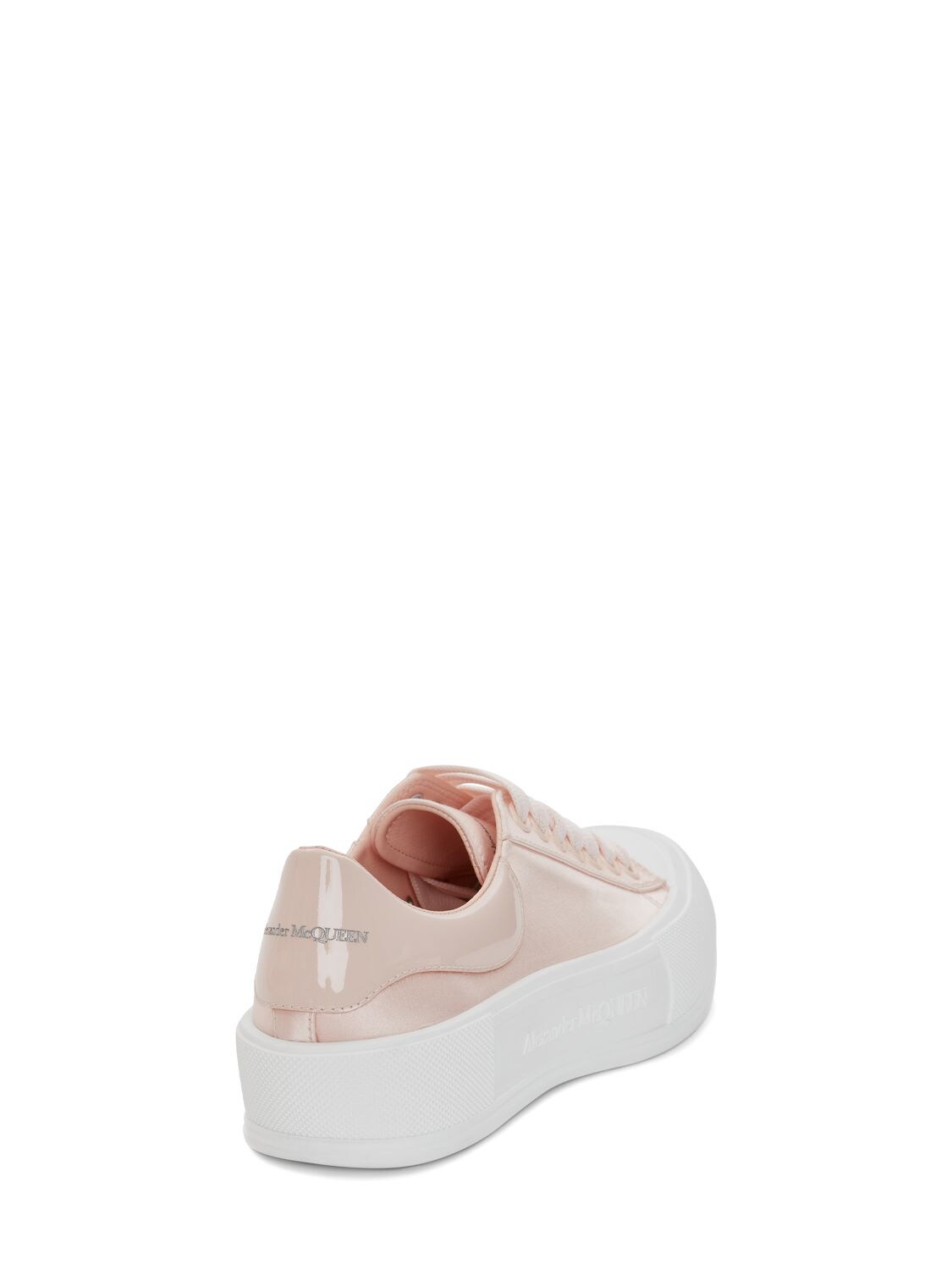 satin plimsolls