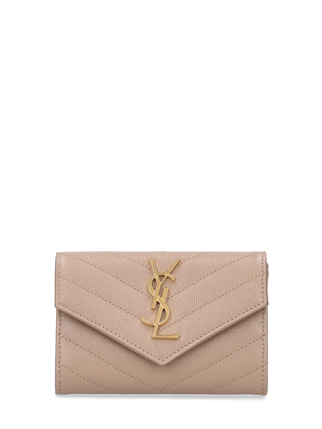 Monogram Leather Envelope Wallet