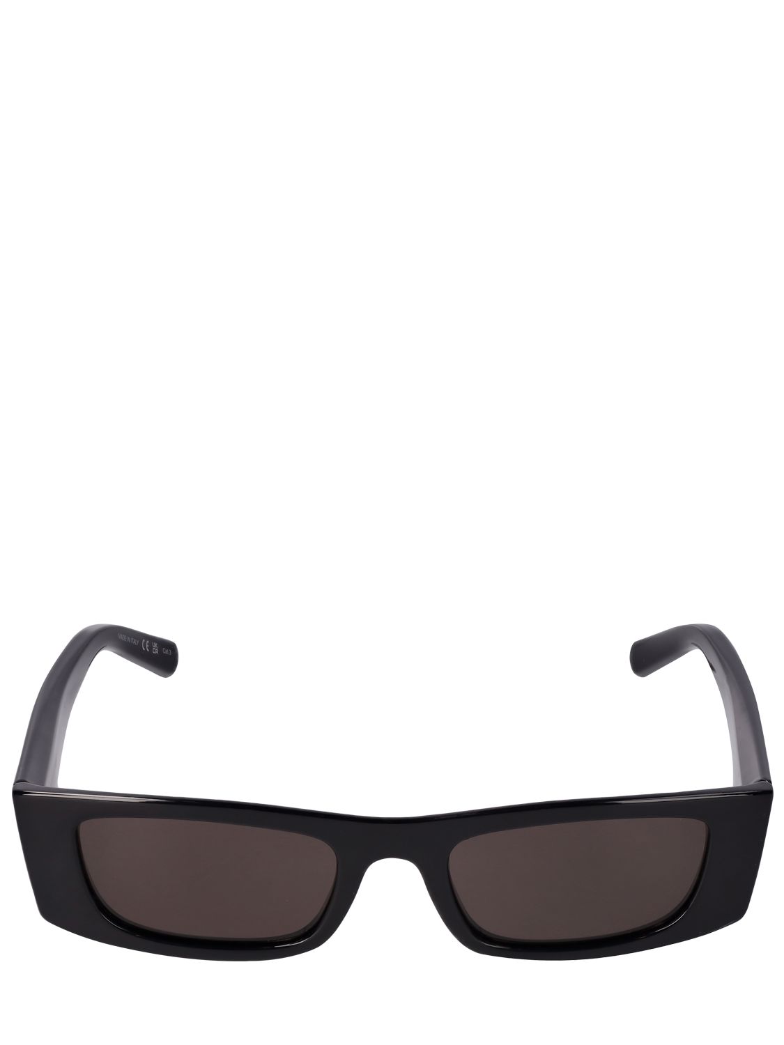 Saint Laurent Eyewear Rectangular Frame Sunglasses In Black
