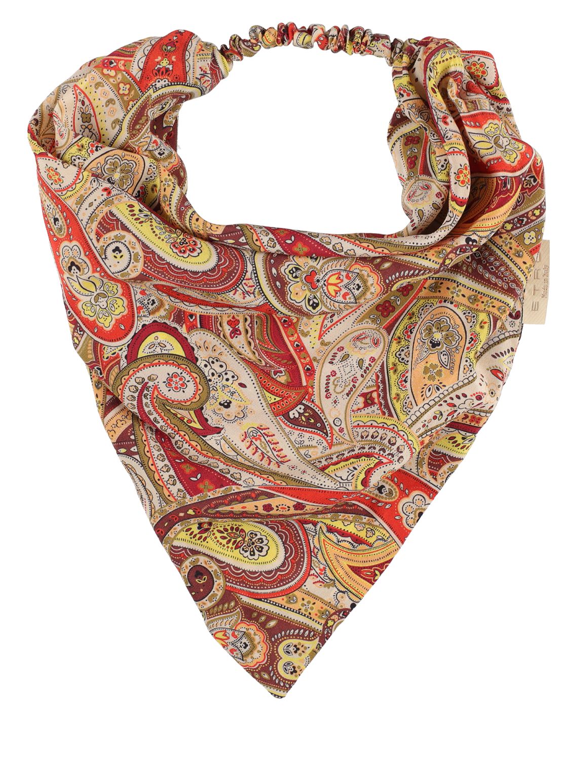 Brown Etro Patterned Bandana Scarf BCNSV-25WT1032 - San Cugat del Vallés main image 0