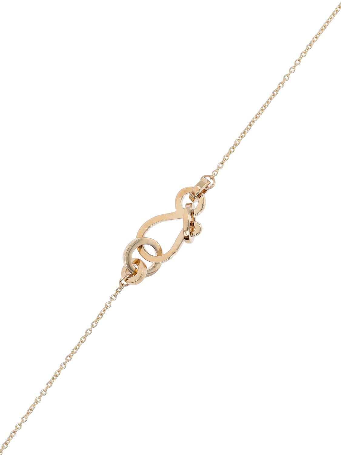 Shop Sophie Bille Brahe Lune Perle Collar Necklace In Gold,pearl