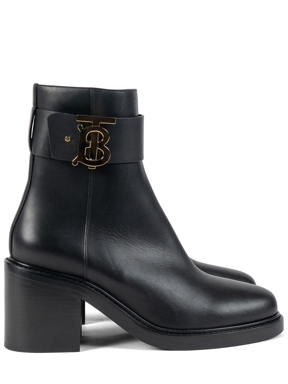 Cloth ankle boots Burberry Black size 36 EU in Cloth - 25656201