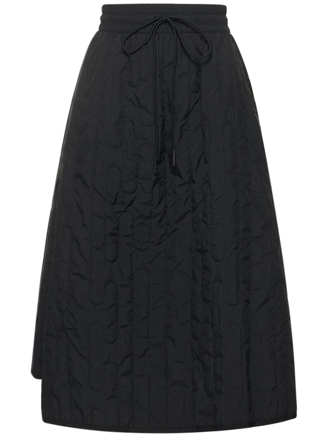 Y-3 Asymmetrical Quilted Nylon Skirt In Black | ModeSens