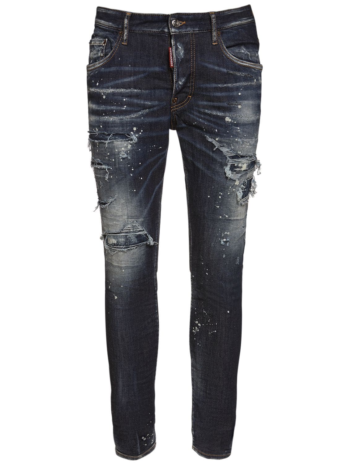 Dsquared2 - 14cm super twinky cotton denim jeans - Blue | Luisaviaroma