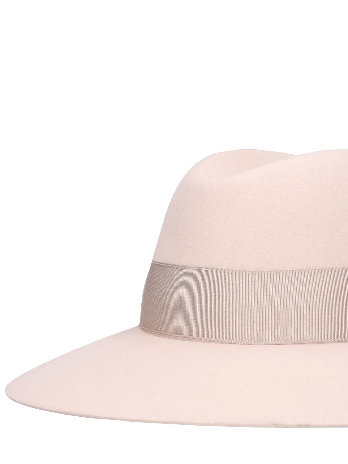 Shop Borsalino Claudette Brushed Felt Hat In Ceylon
