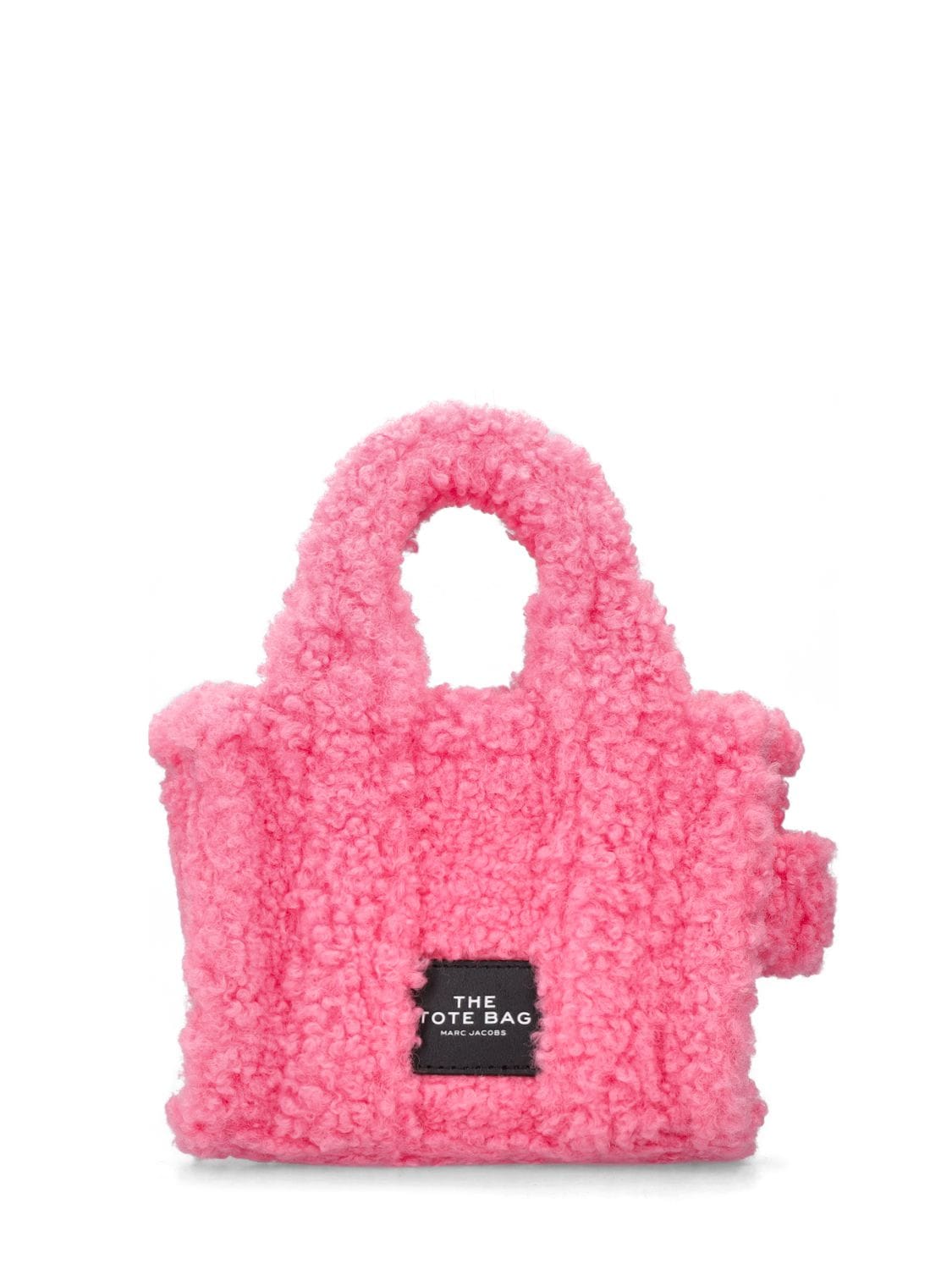 Marc Jacobs (the) Micro Faux Teddy Tote Bag In Fluffy Pink | ModeSens