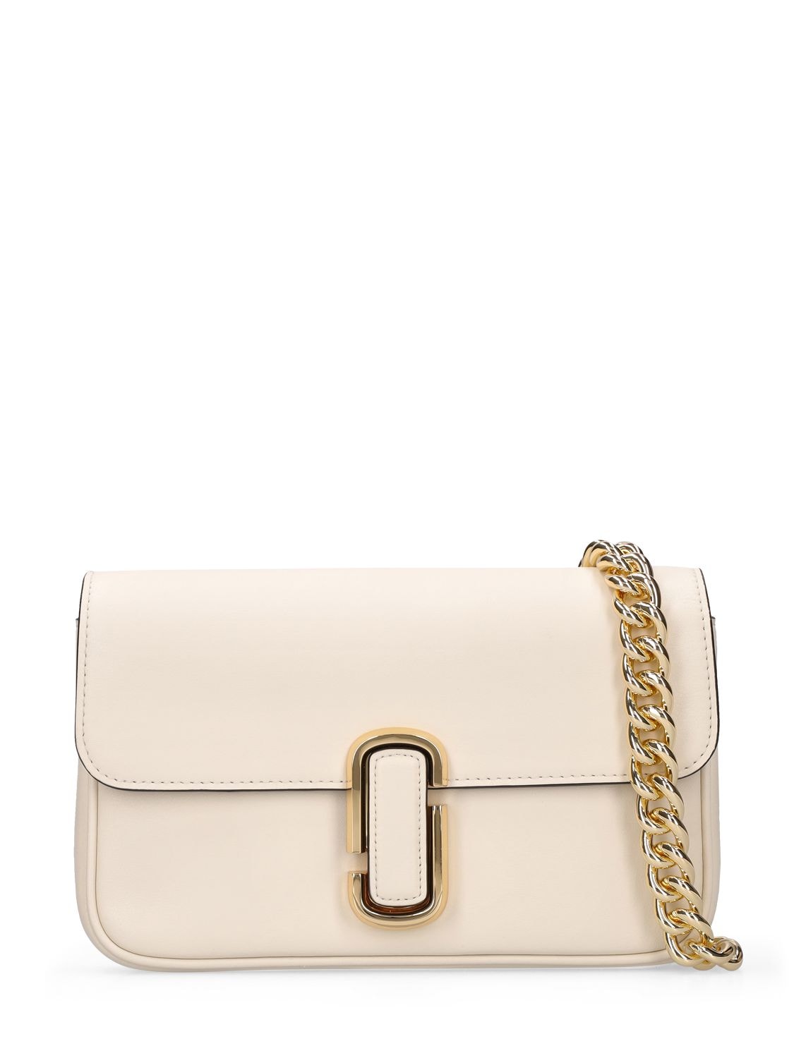 Marc Jacobs (the) The J Marc Leather Shoulder Bag In Cloud White | ModeSens