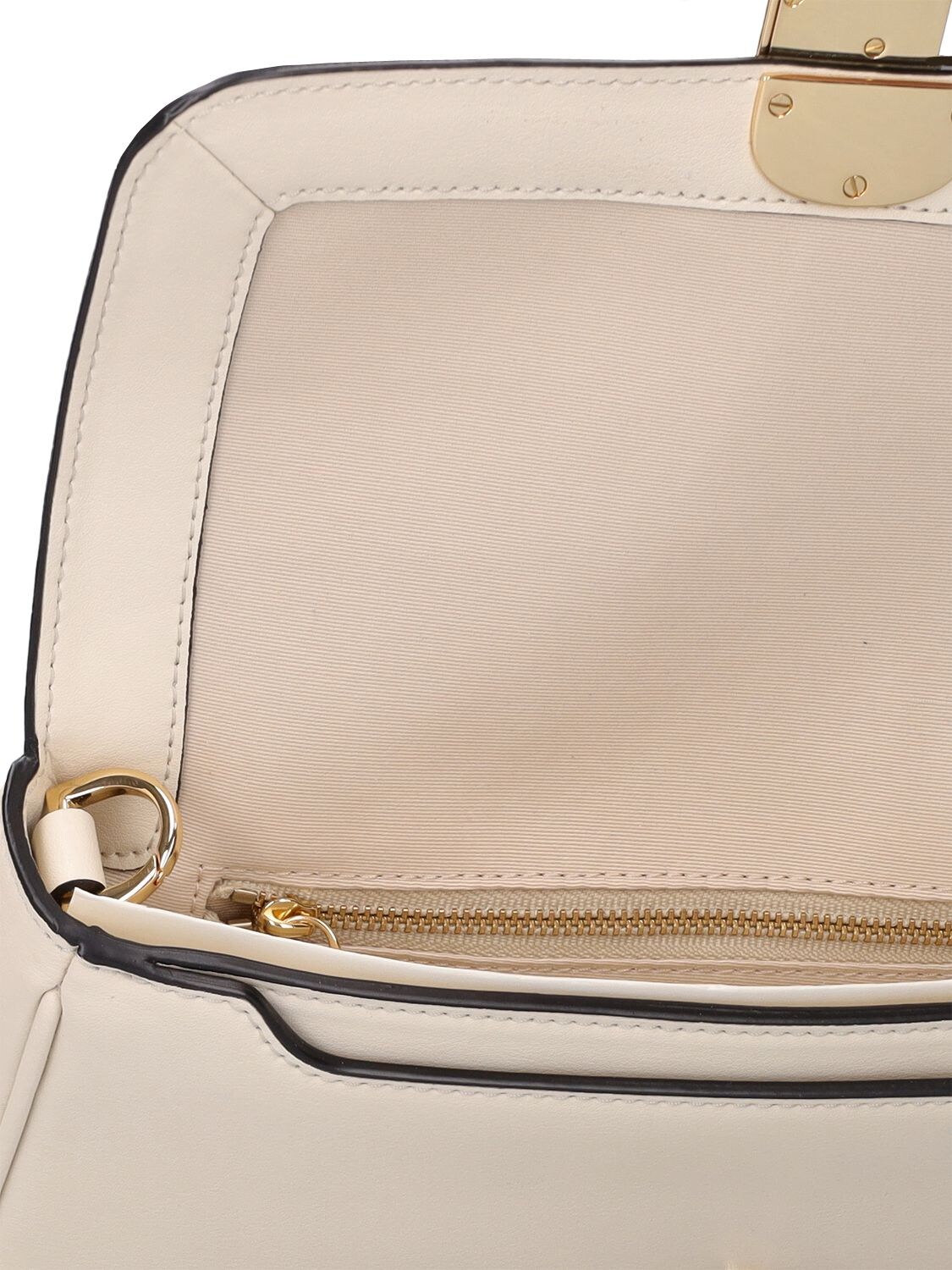 Shop Marc Jacobs (the) The J Marc Leather Shoulder Bag In Cloud White