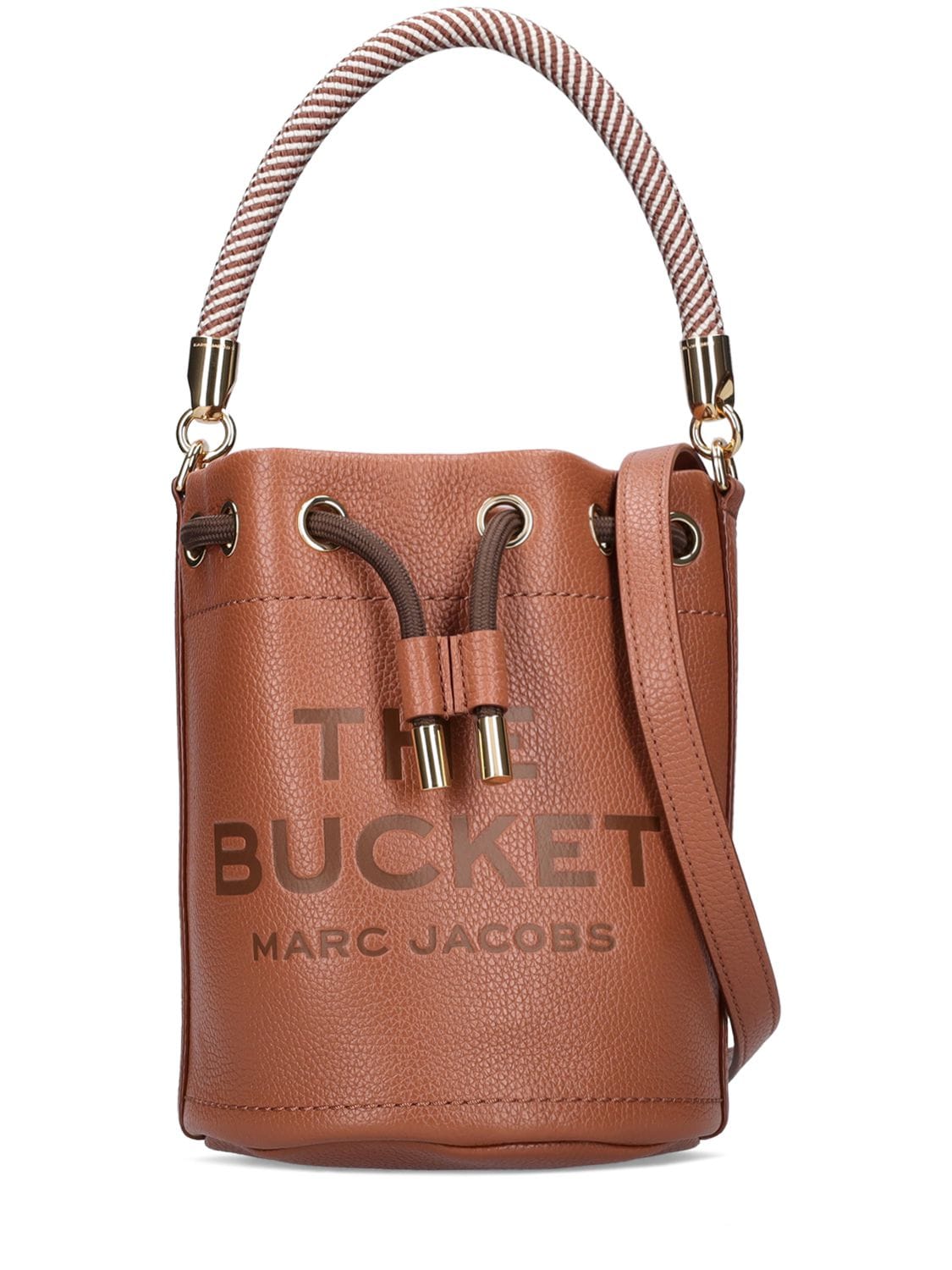 Marc Jacobs (the) The Leather Bucket Bag In Argan Oil