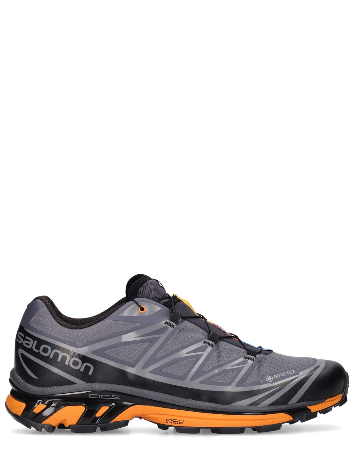 Salomon Xt-6 Gore-tex (r) Utility Sneakers In Black,orange | ModeSens