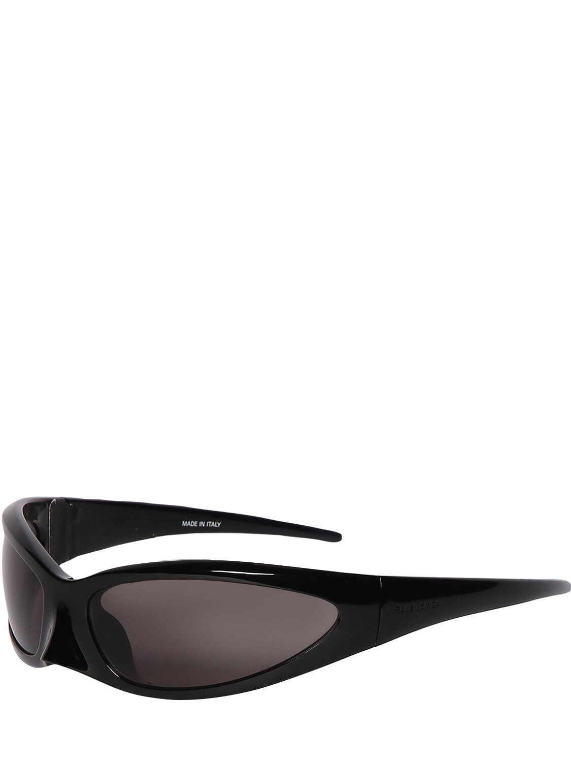 Shop Balenciaga 0051s Acetate Sunglasses In Black