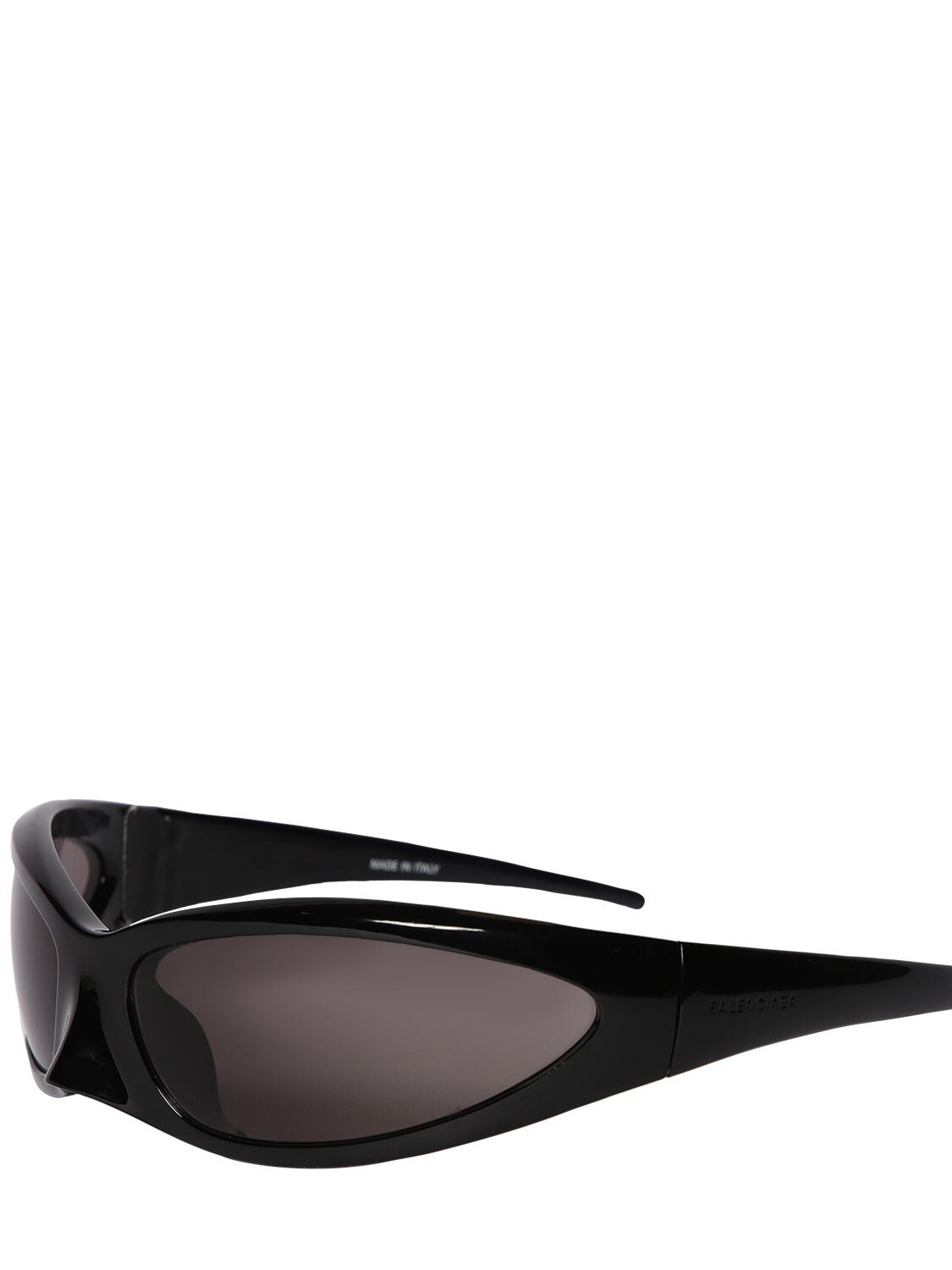 Shop Balenciaga 0051s Acetate Sunglasses In Black