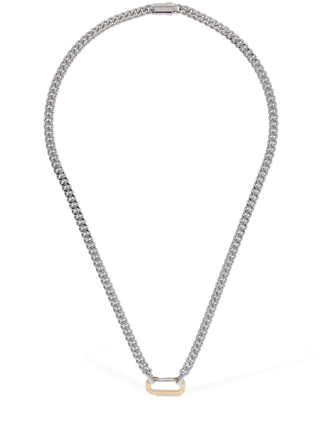Shop Eéra 18kt Small Dimitri Necklace In White Gold