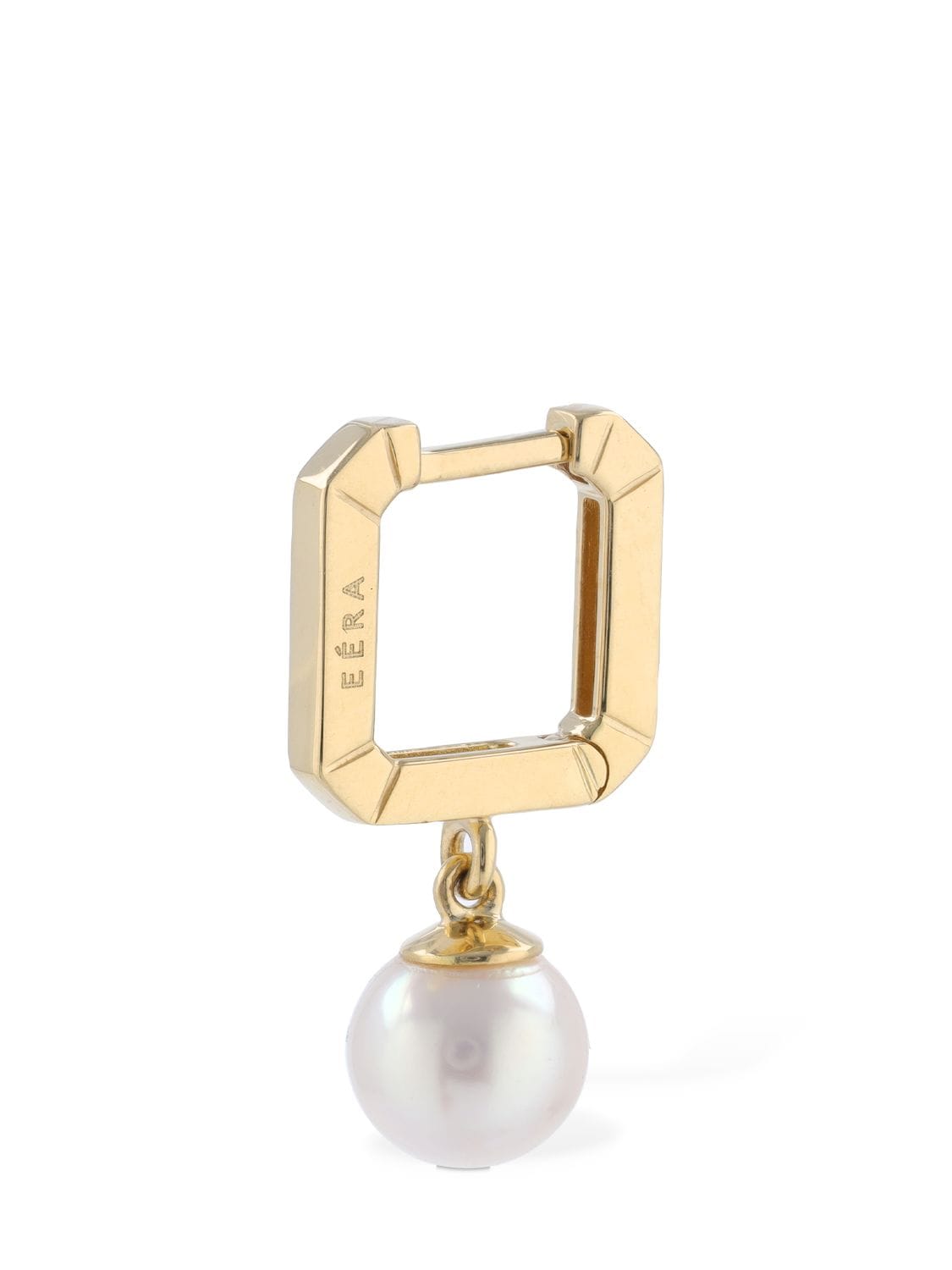 EÉRA 18KT MINI PEARL MONO EARRING 