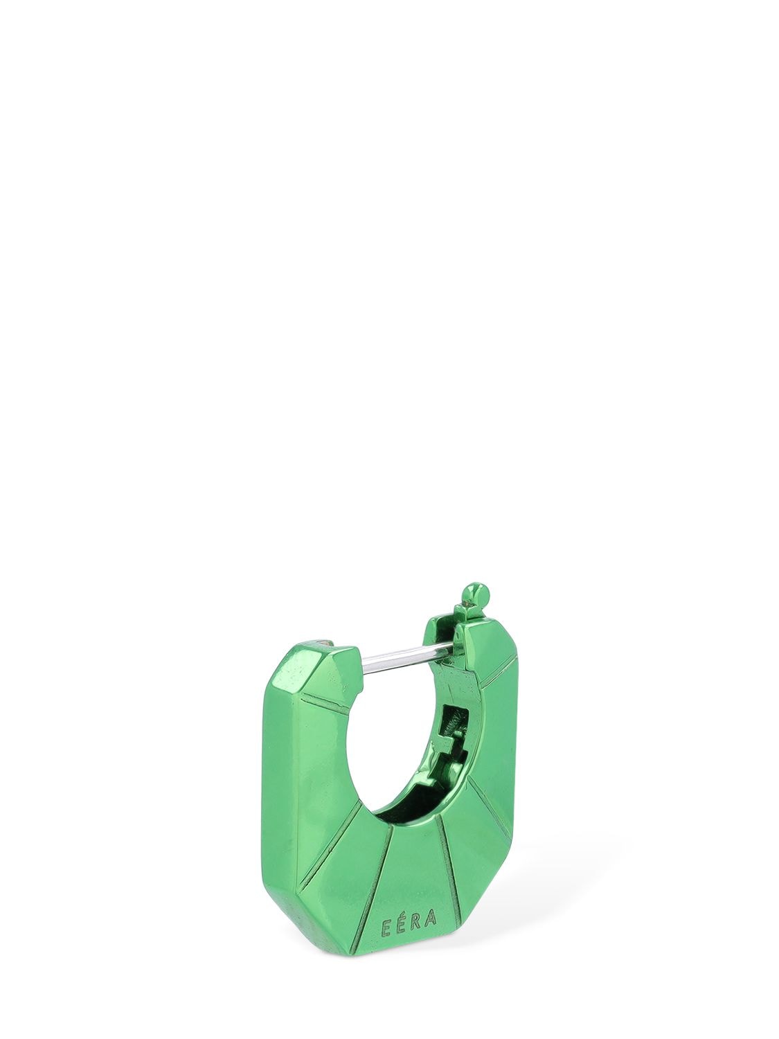 Eéra 18kt Marla Small Mono Earring In Green