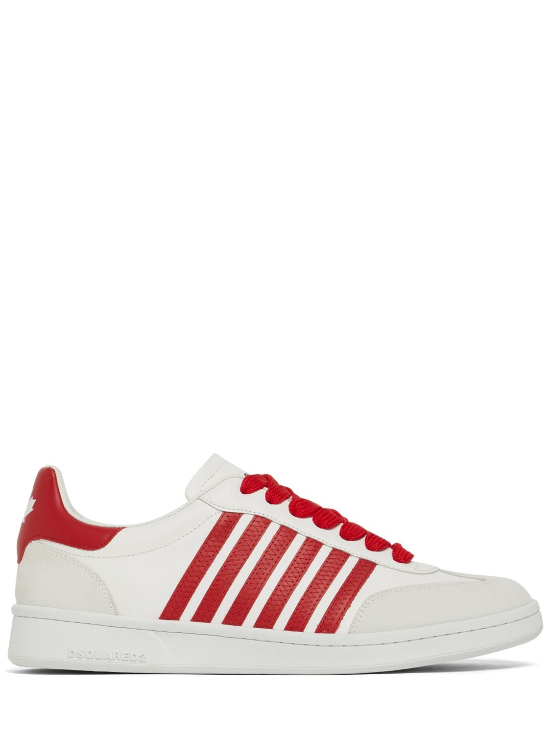 DSQUARED2 BOXER LEATHER LOW SNEAKERS