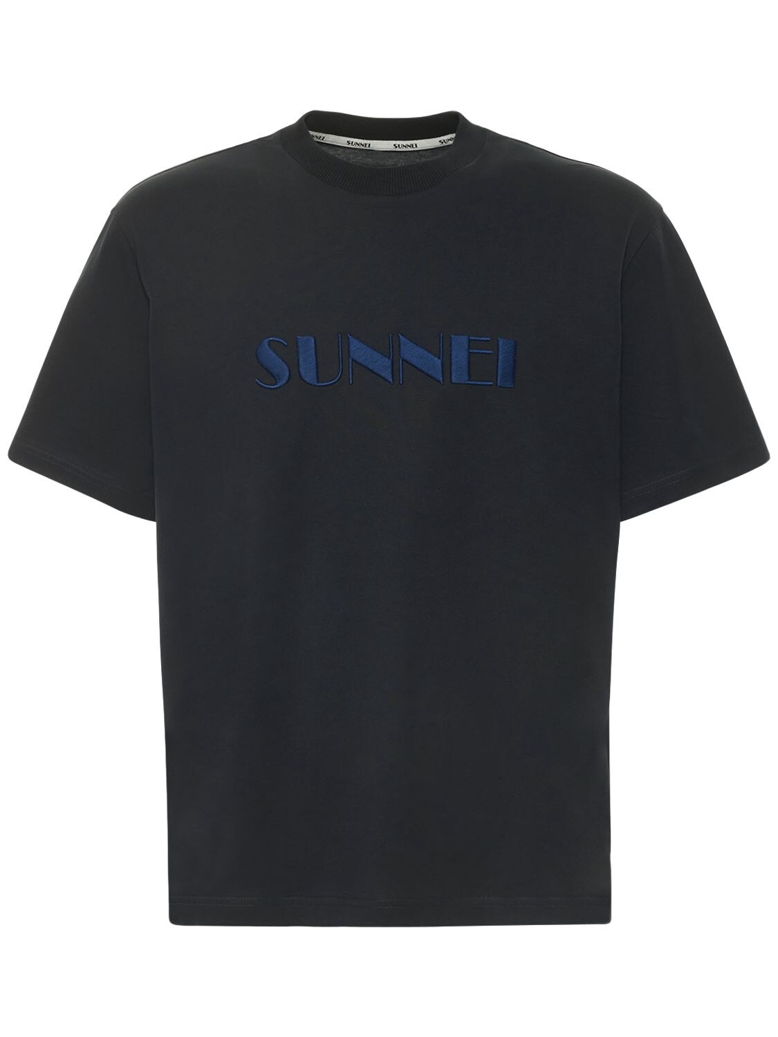 SUNNEI LOGO刺绣棉质T恤