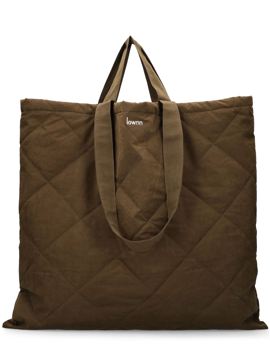 LOWNN Quilted Cotton Blend Tote Bag