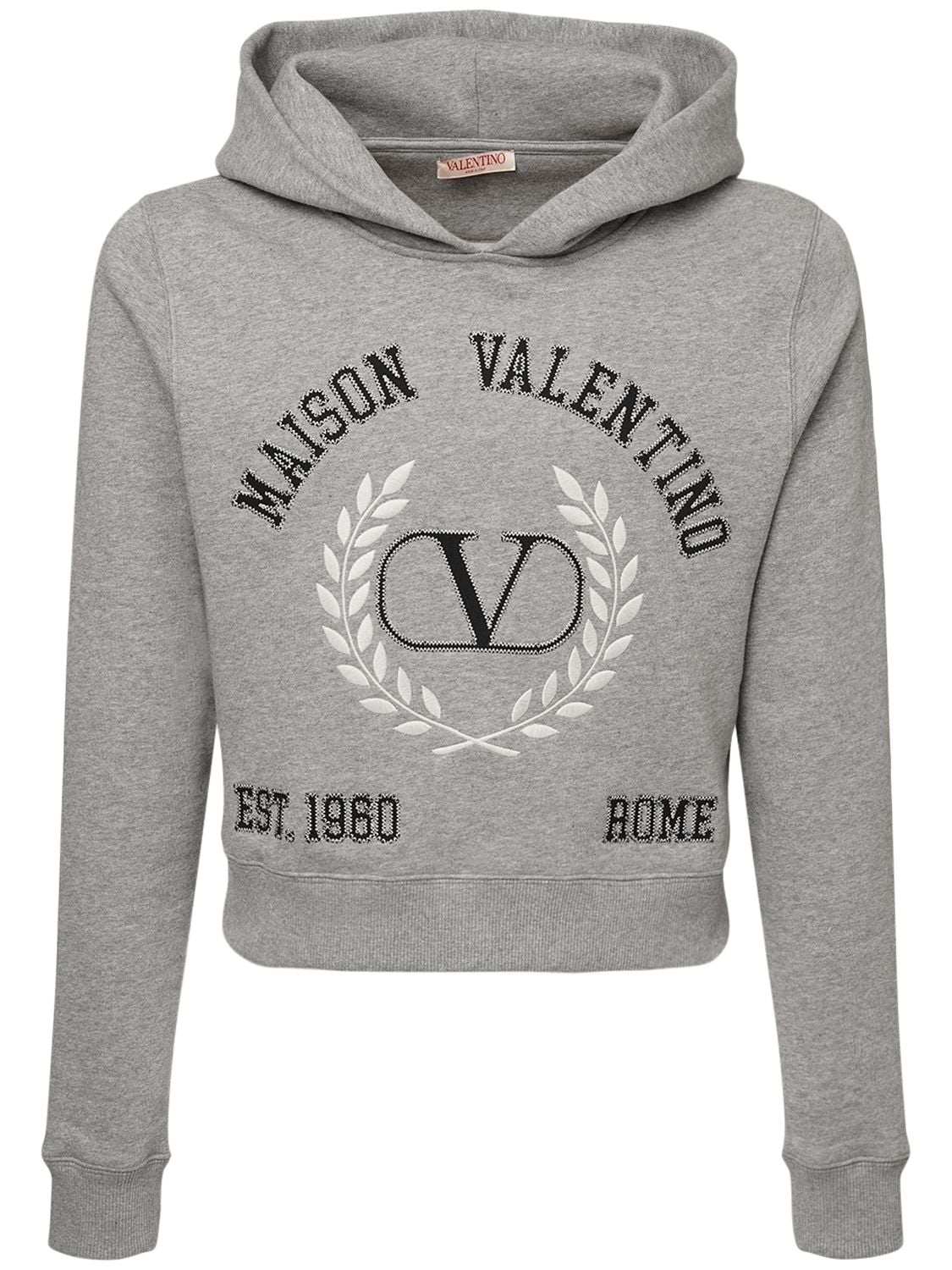 VALENTINO Maison Valentino Cotton Jersey Hoodie