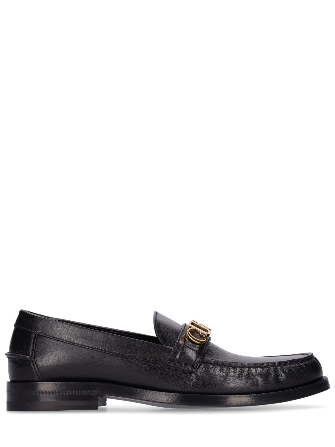 GUCCI 15MM CARA LEATHER LOAFERS