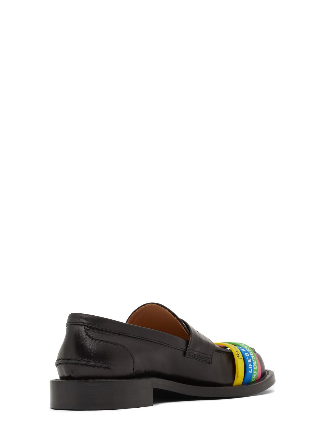JW ANDERSON 20MM ELASTIC LEATHER LOAFERS 