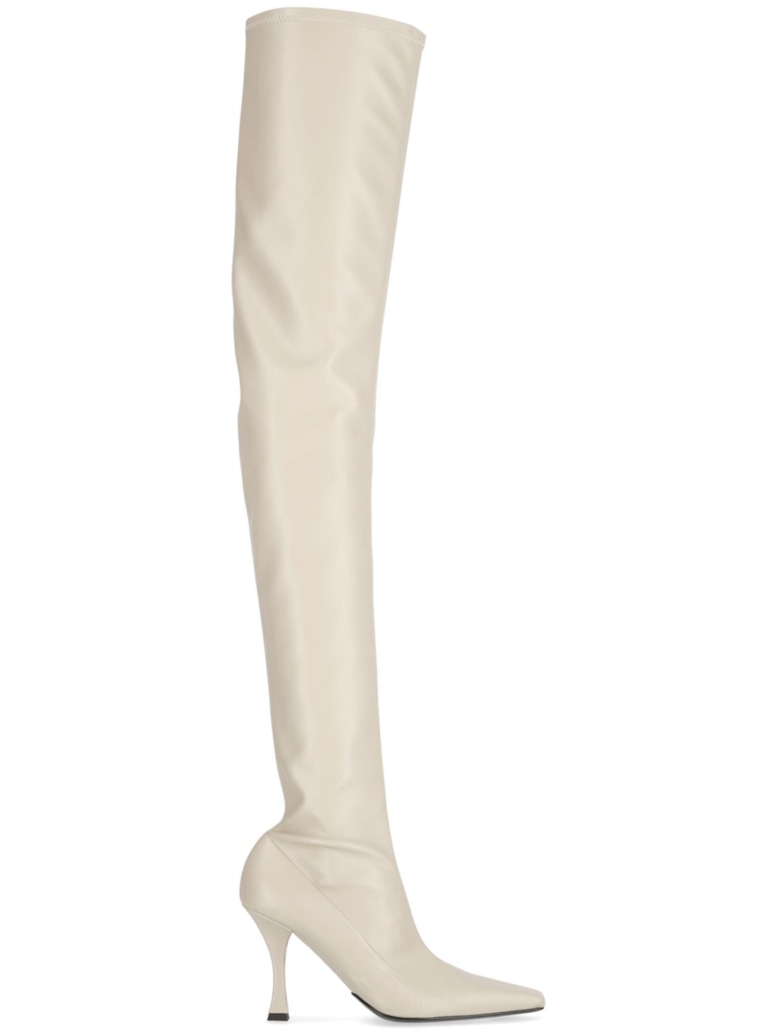 PROENZA SCHOULER 95MM TRAP FAUX LEATHER BOOTS