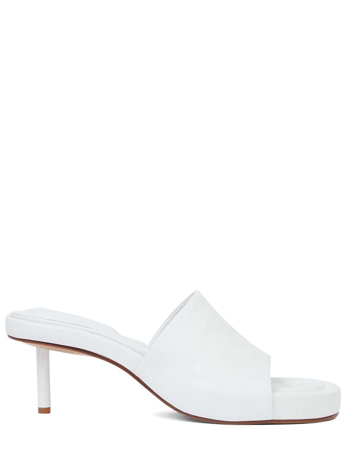 Jacquemus - 55mm argilla leather sandals - White | Luisaviaroma