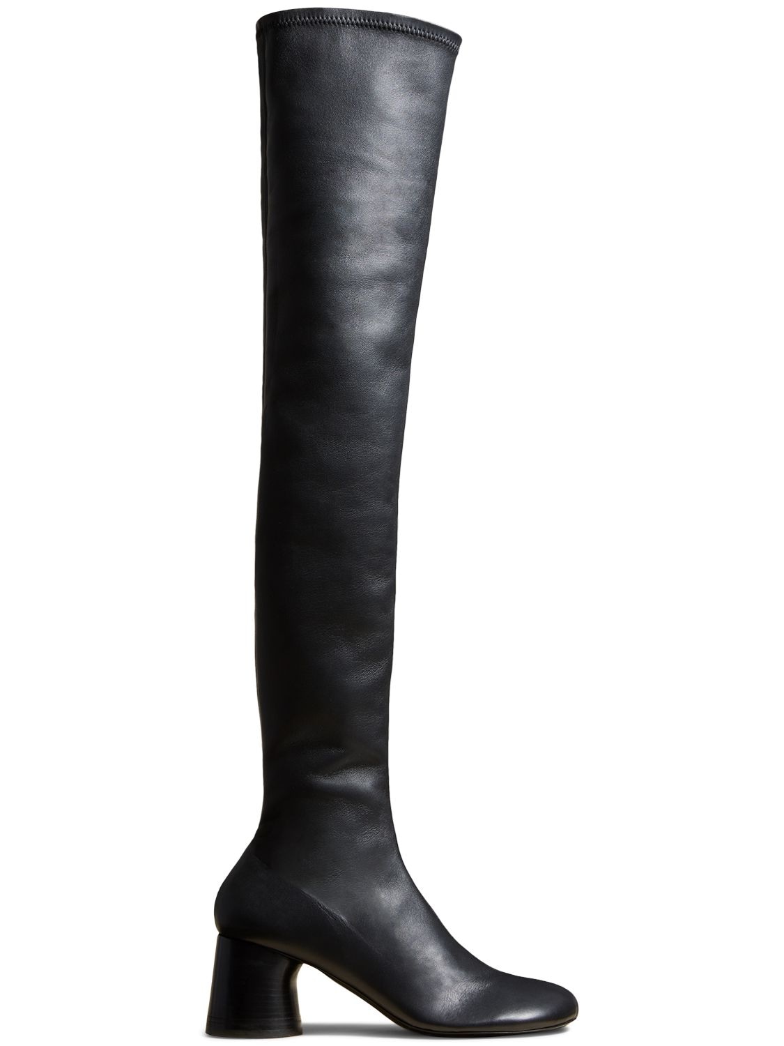 KHAITE 45mm Admiral Leather Over-the-knee Boots