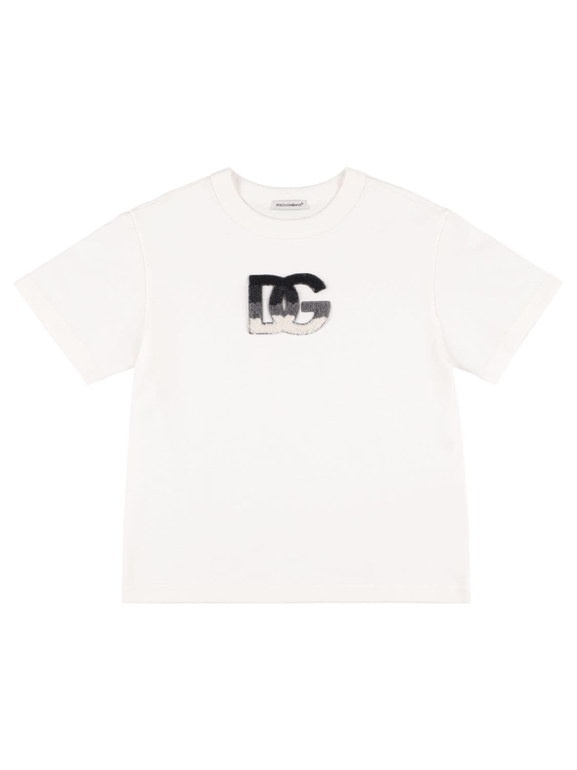 Logo Patch Cotton Jersey T-shirt