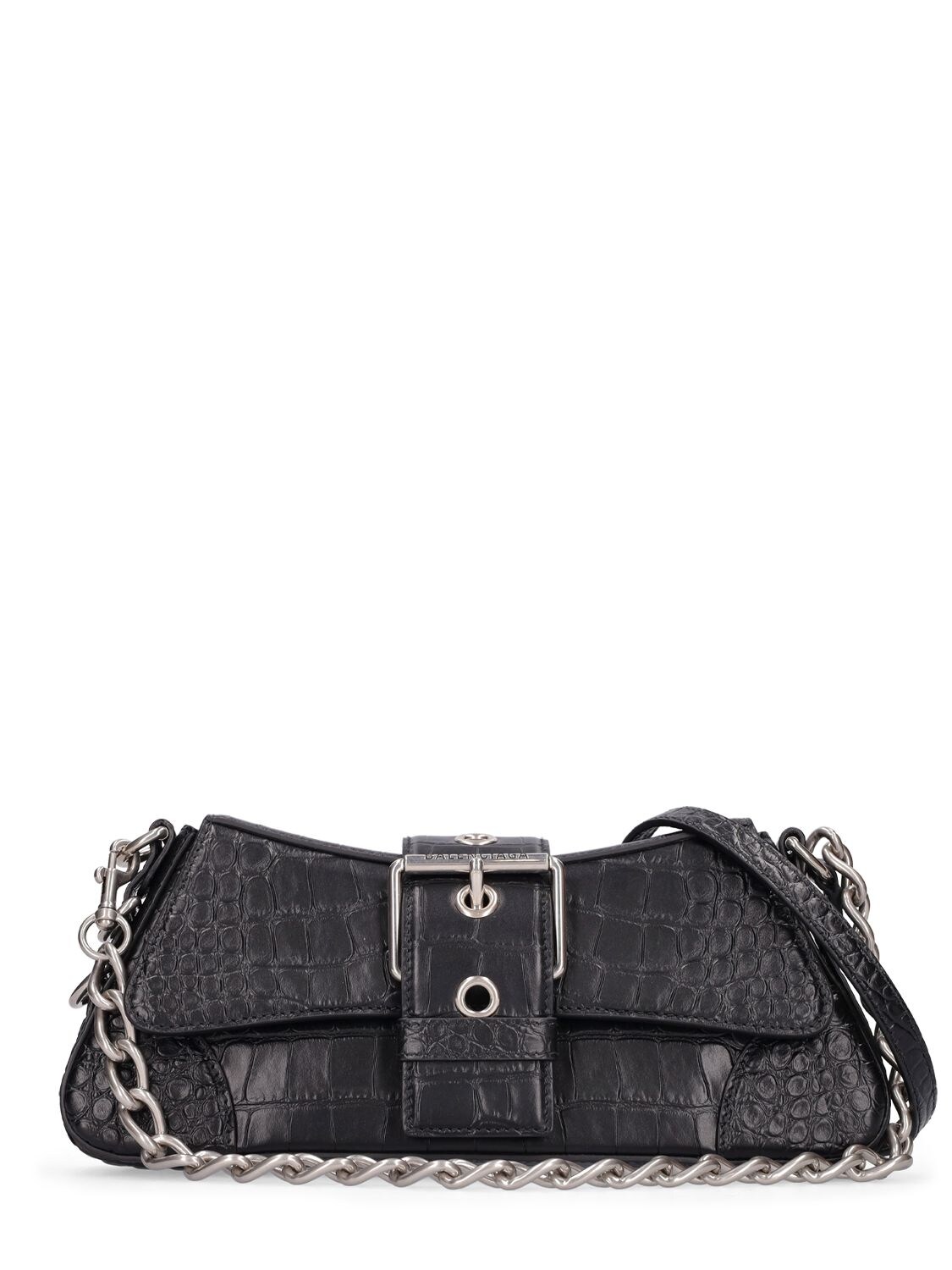 BALENCIAGA Small Lindsay Embossed Leather Bag