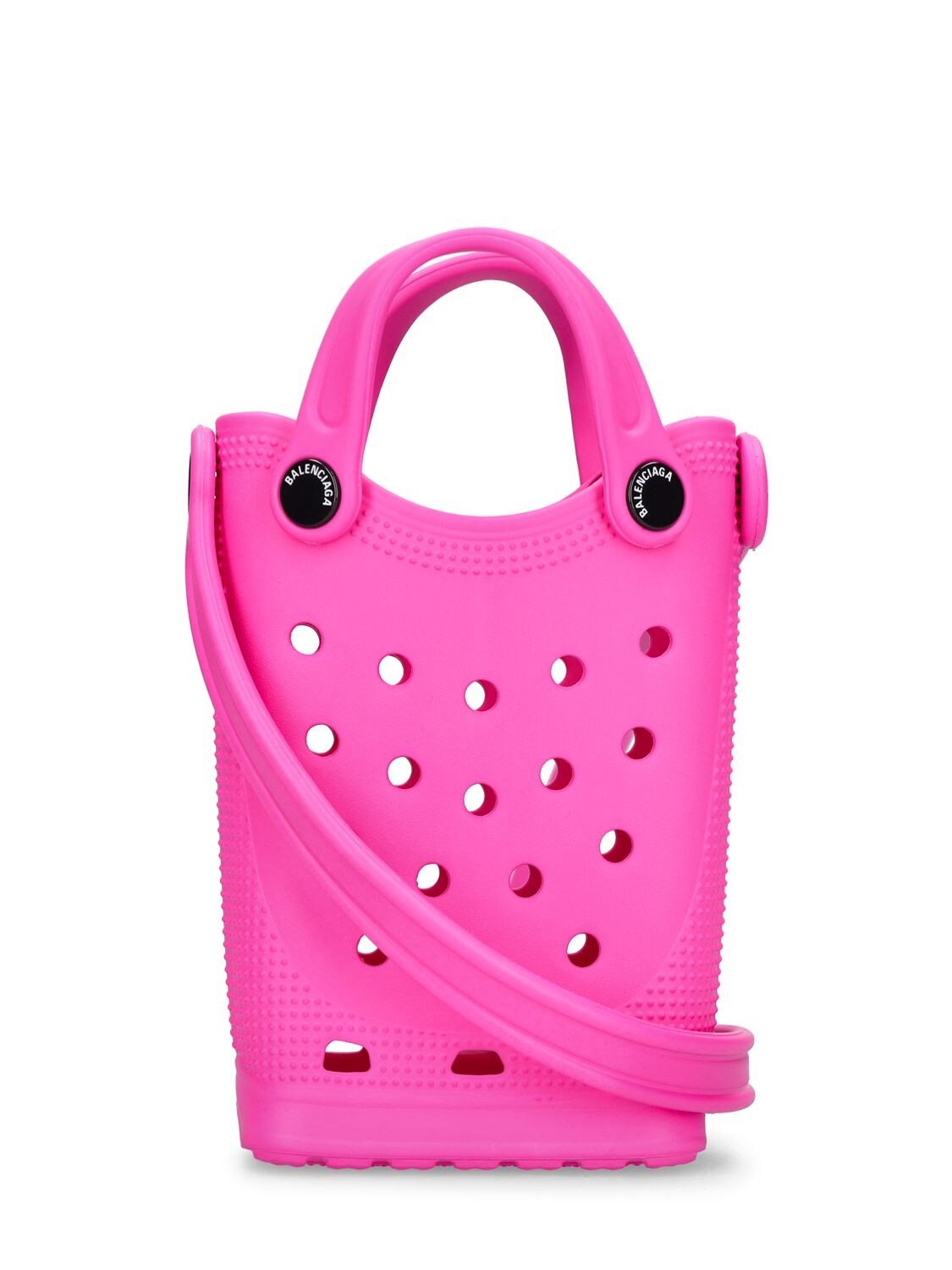 Balenciaga meets Crocs for “interesting” rubber tote bag, phone holder -  Yanko Design