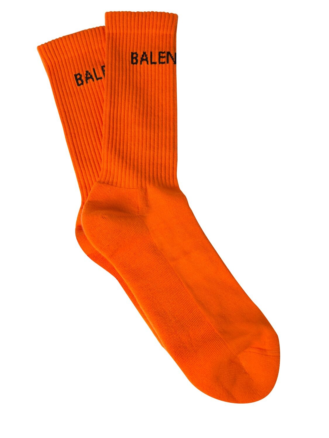 BALENCIAGA Logo Cotton Sport Socks