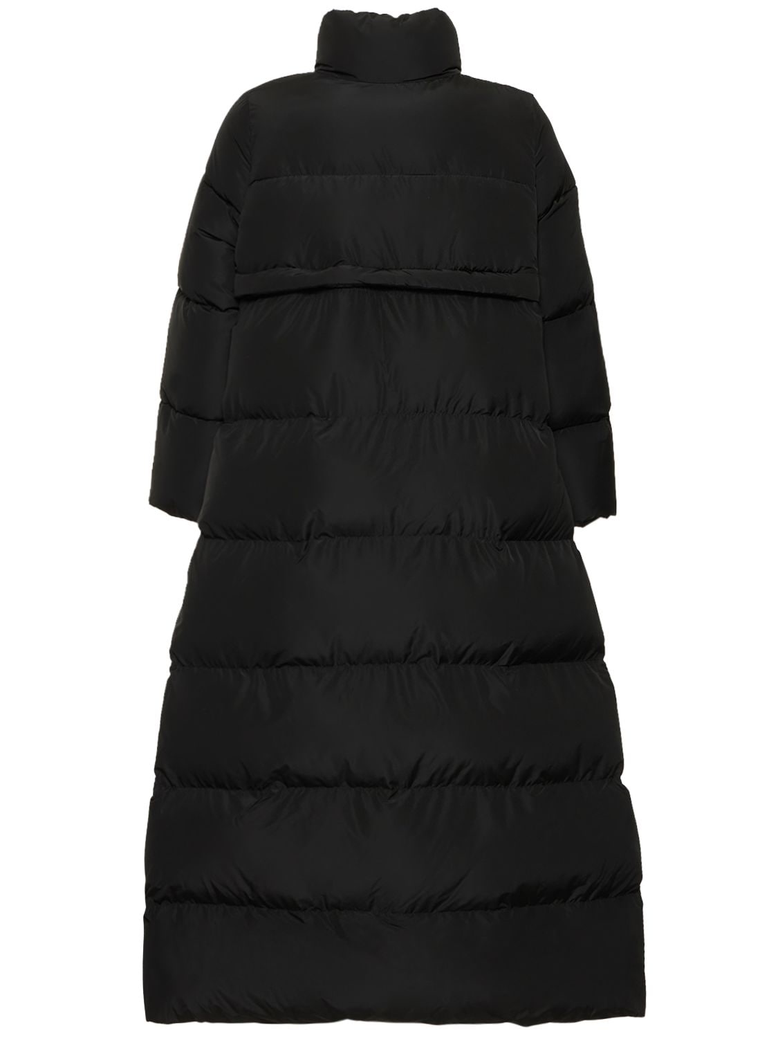 Shop Balenciaga Maxi Bow Puffer Jacket In Black