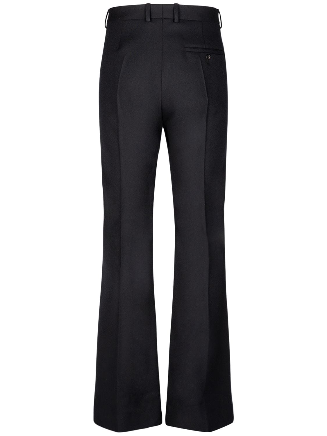 Shop Balenciaga Tailored Flared Pants In Black