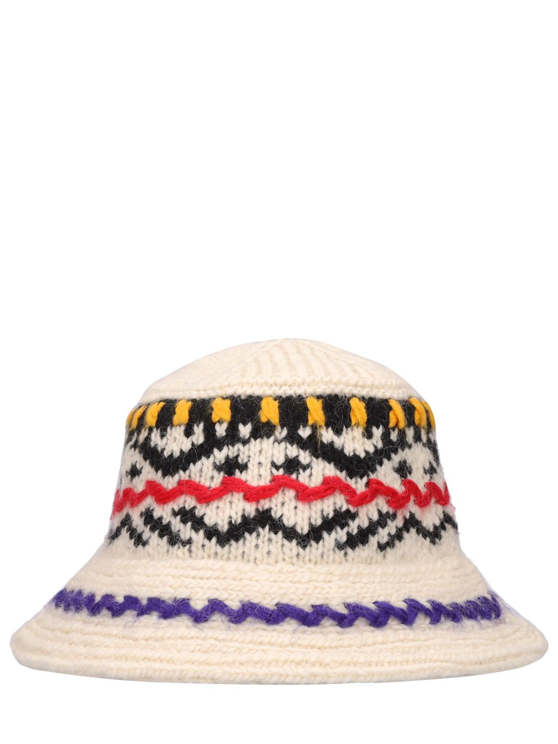 ISABEL MARANT CRAFTY WINTER KNIT BUCKET HAT