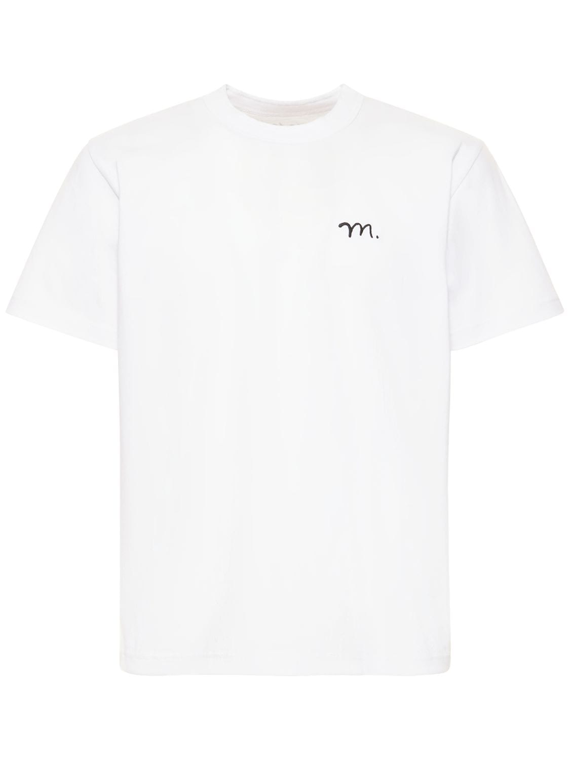 Sacai Madsaki Printed Cotton Jersey T-shirt In White | ModeSens