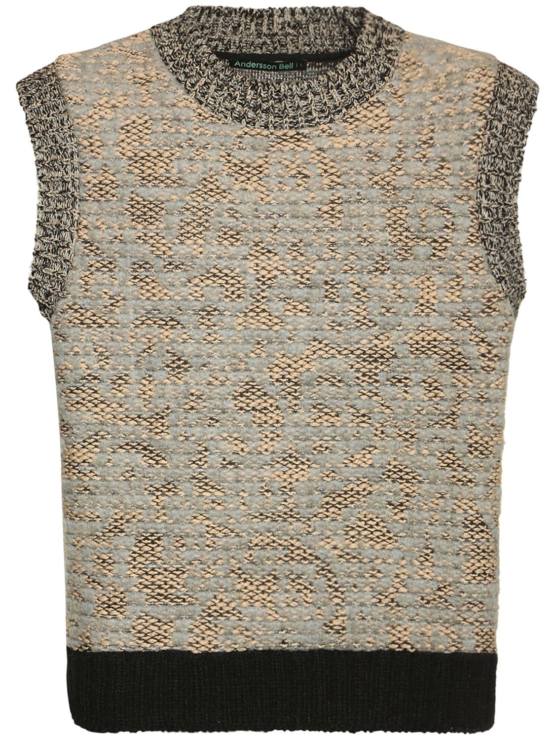 Andersson Bell - Wool blend knit vest - Grey | Luisaviaroma