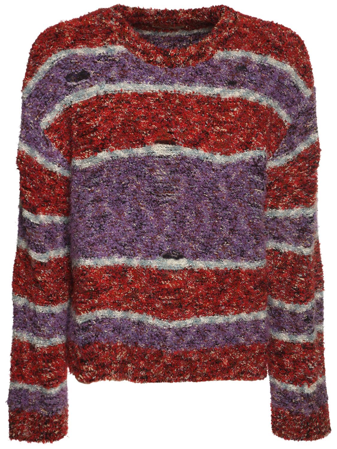 ANDERSSON BELL STRIPED KNIT CREWNECK SWEATER