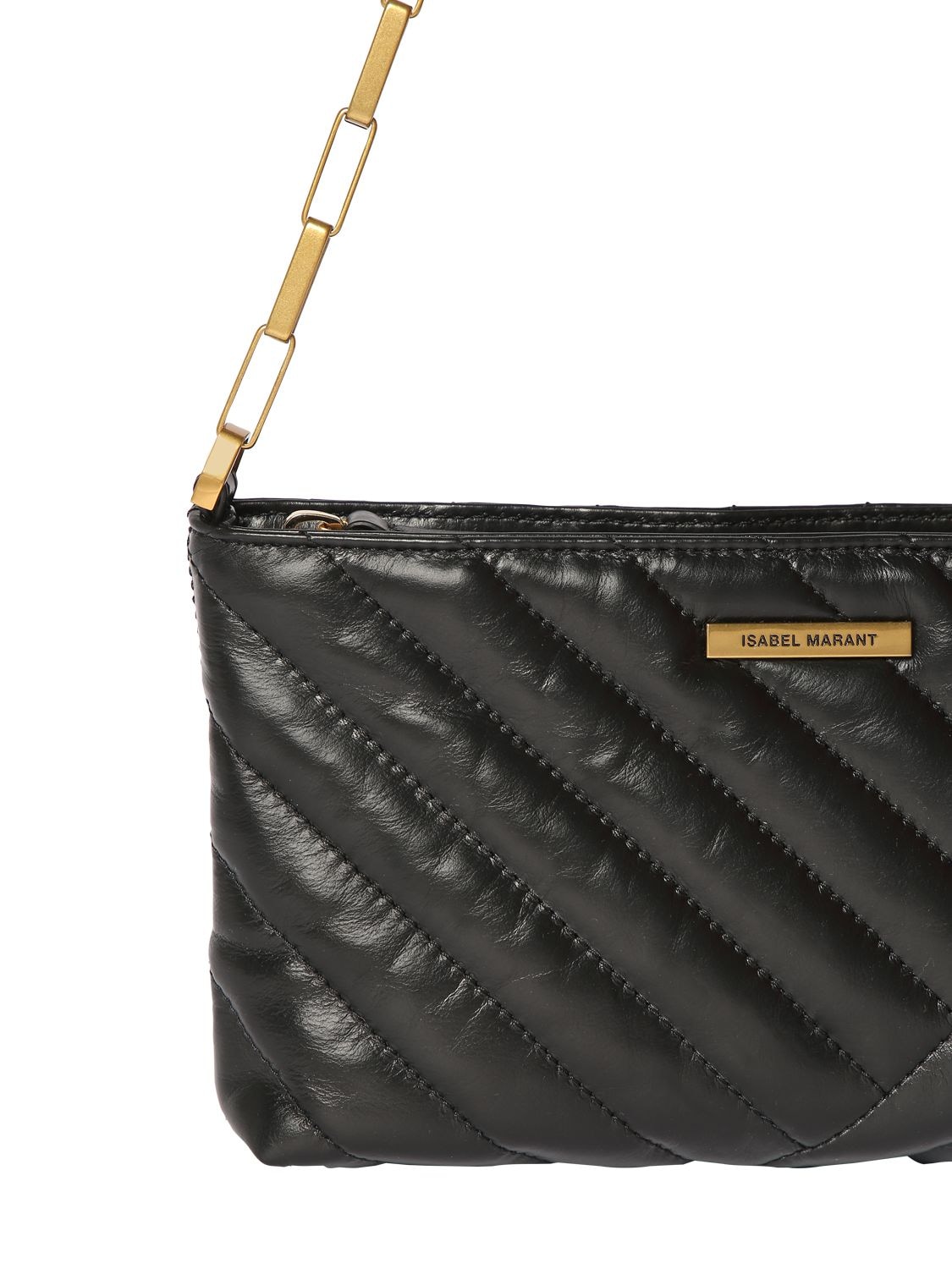 ISABEL MARANT Baguette Merine quilted leather shoulder bag