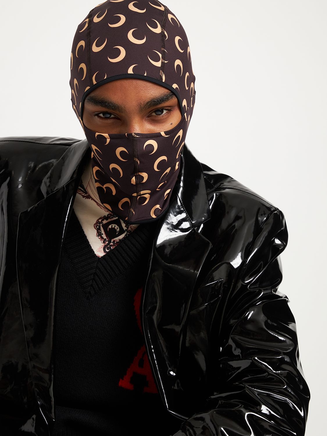 Marine Serre Moon Print Recycled Balaclava