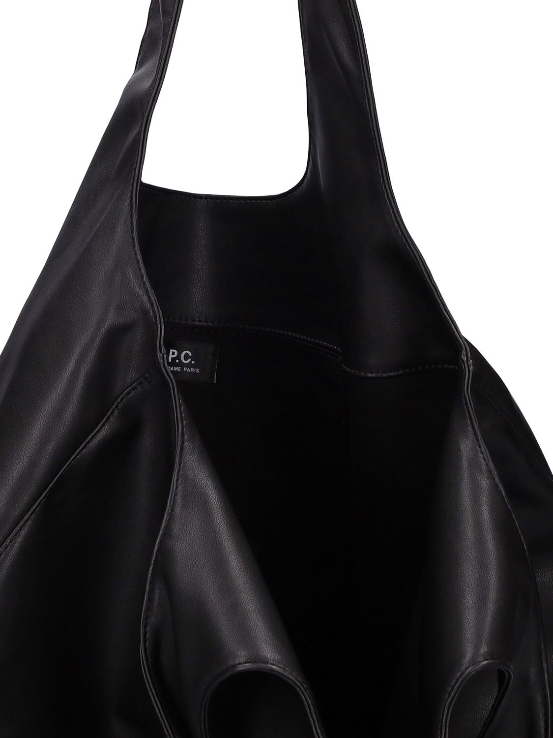 A.P.C. Ninon Small Faux-leather Tote Bag in Black for Men