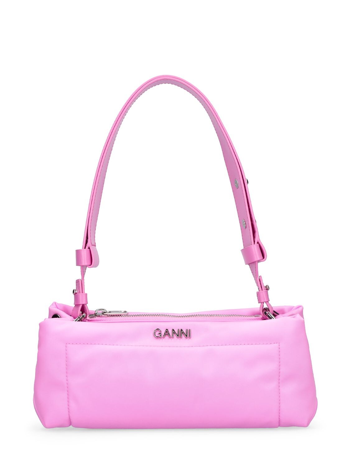 Ganni | Women Pillow Baguette Recycled Tech Bag Cyclamen