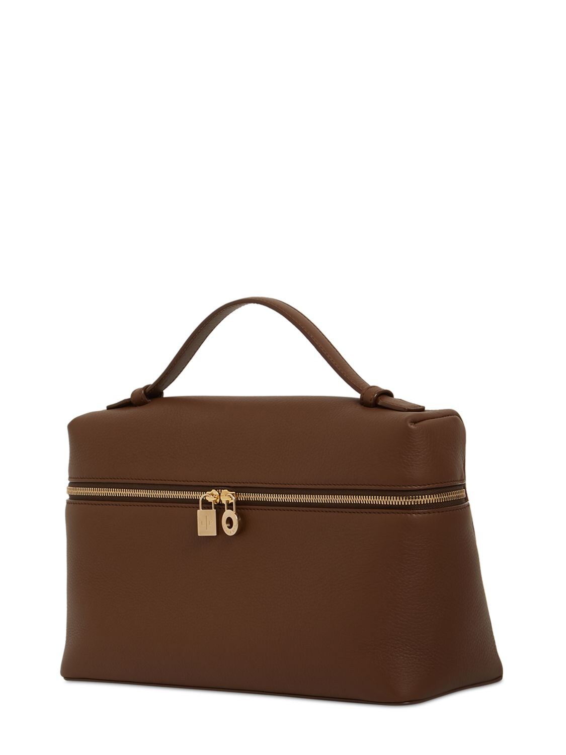 Extra Pocket 27 Grain Leather Bag In Fossil Wood