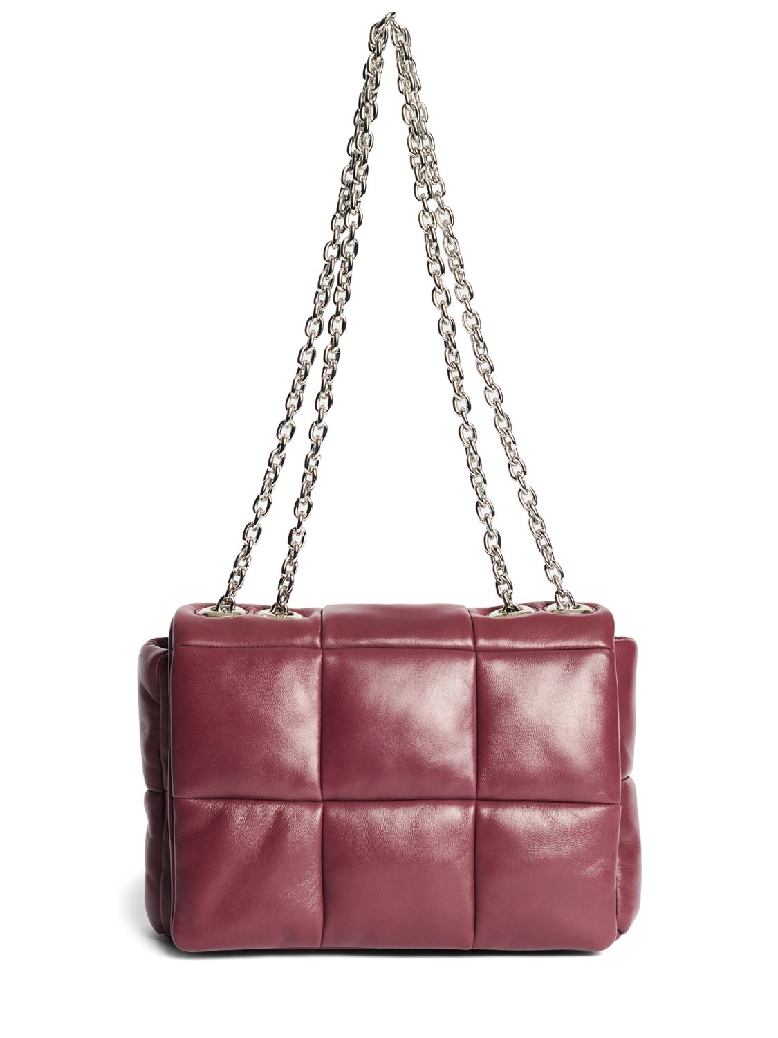 Stand Studio Wanda Quilted Leather Bag In Burgundy ModeSens