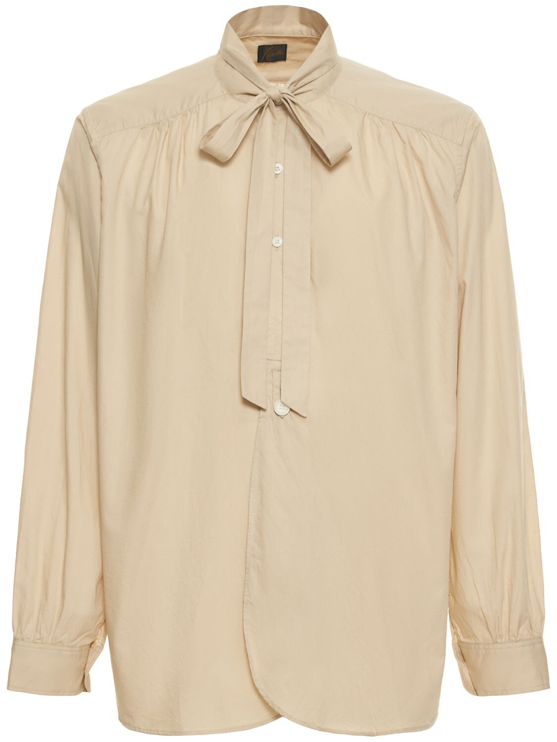 NEEDLES Ascot Collar Cotton Shirt
