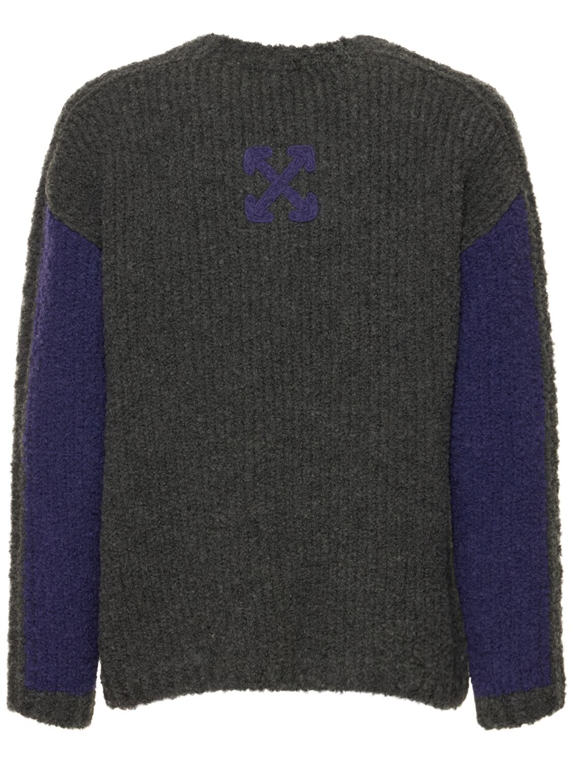 OFF-WHITE Wool Blend Knit Sweater