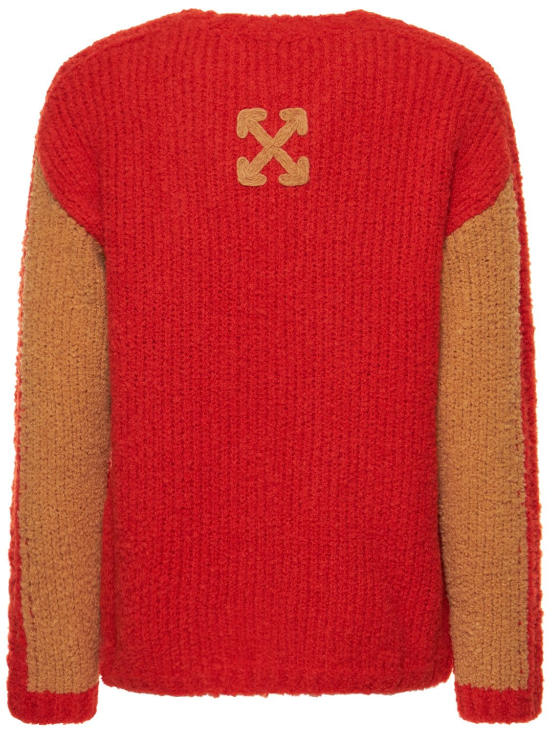 OFF-WHITE Wool Blend Knit Sweater