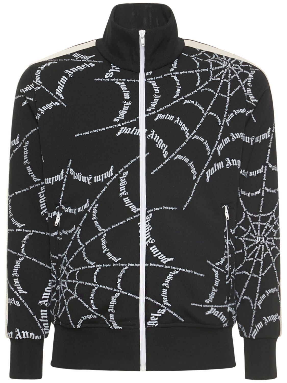 Spider Print Tech Jersey Track Jacket