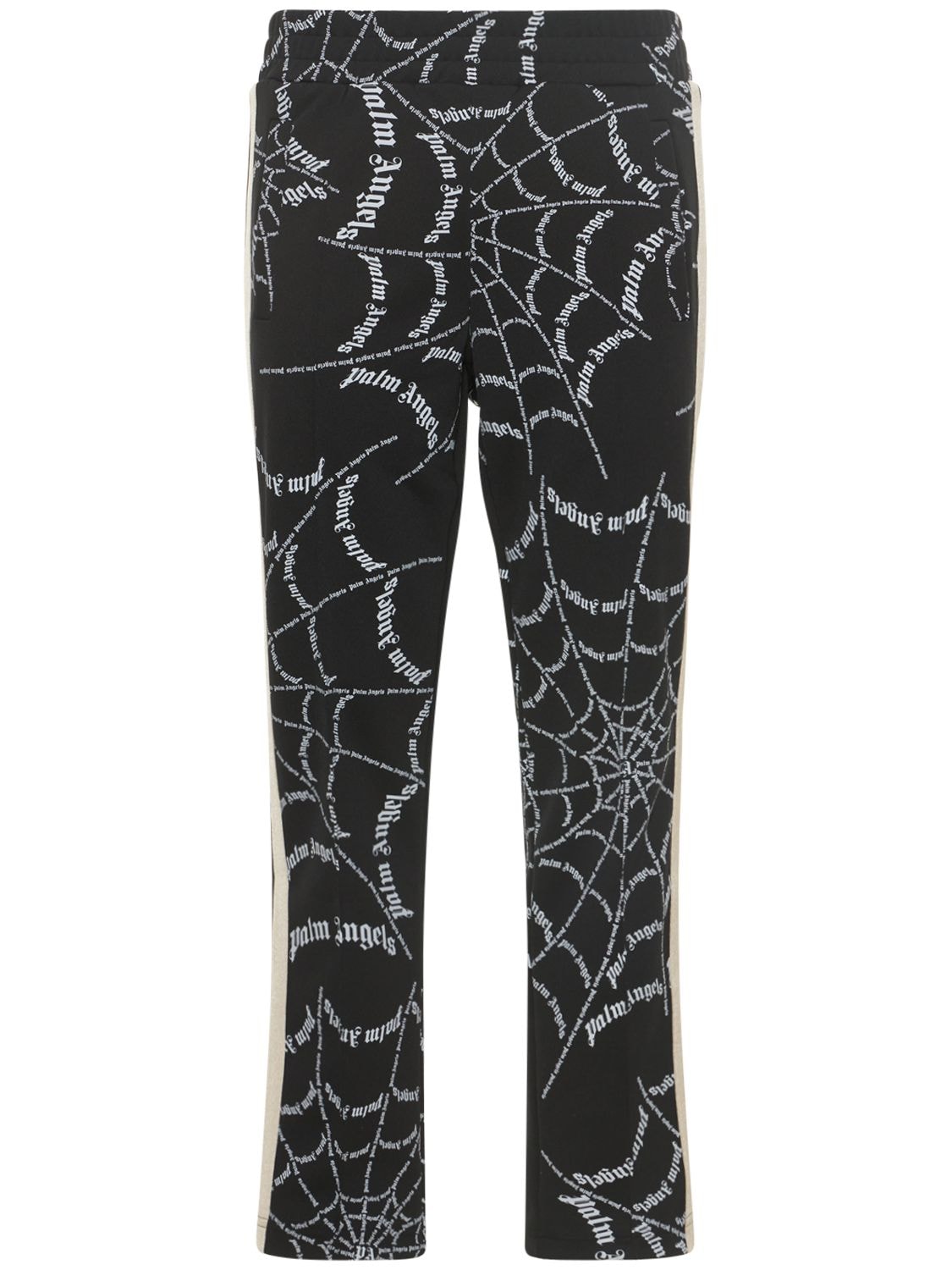 Spider Print Tech Jersey Track Pants