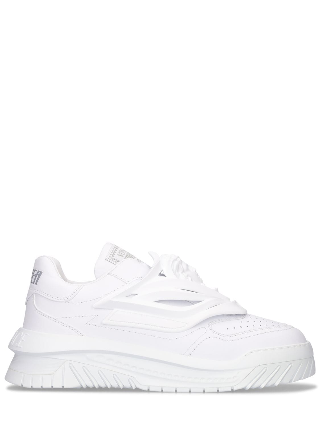 VERSACE Odissea Leather Low-top Sneakers